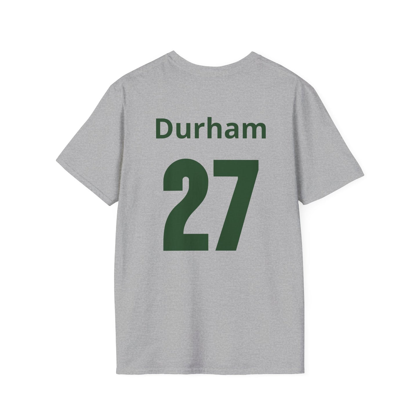 Script Sluggers Baseball Team T-Shirt — Durham