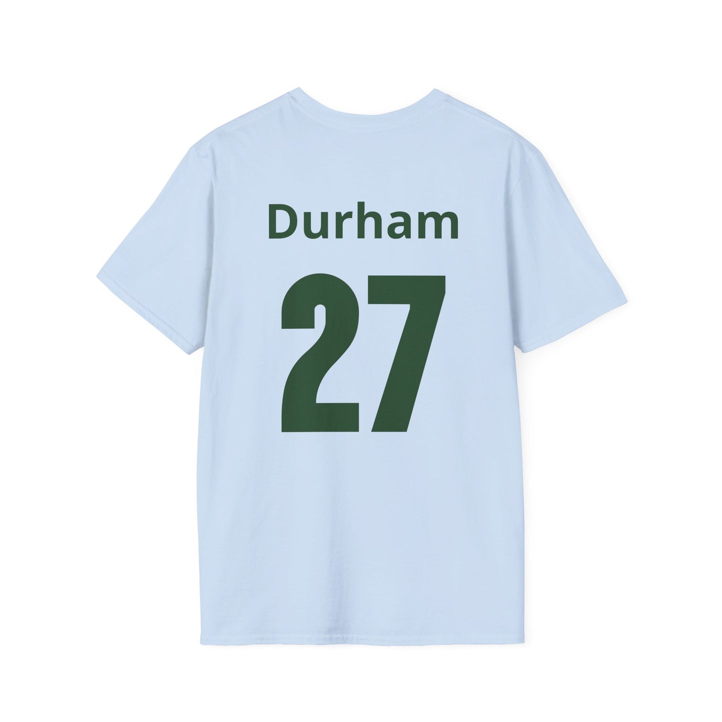 Script Sluggers Baseball Team T-Shirt — Durham