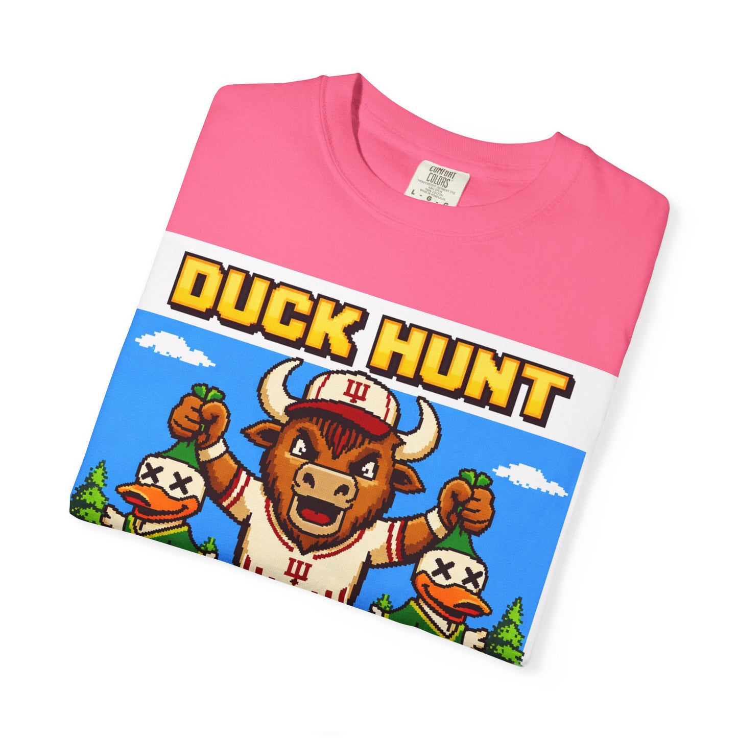 Duck Hunt Indiana Hoosiers Peach Bowl T-Shirt | Retro Video Game Football