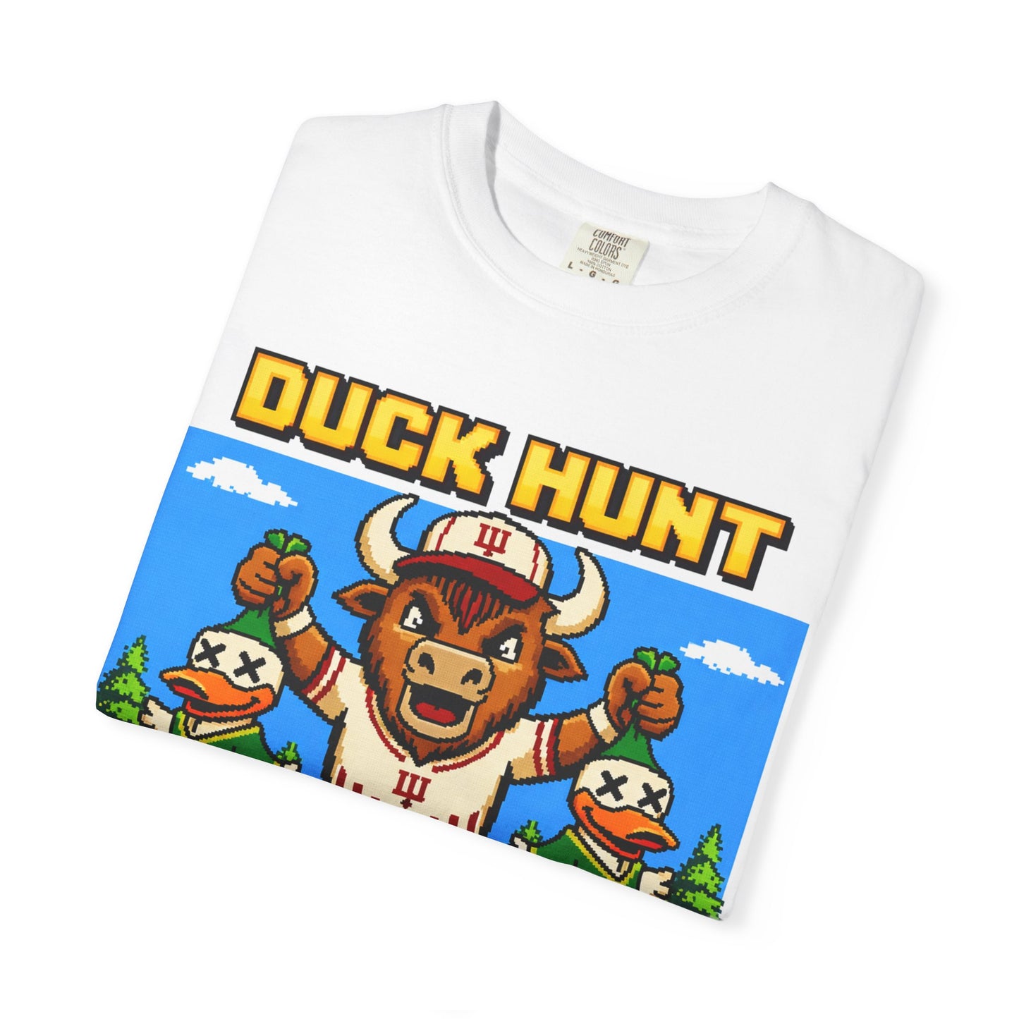 Duck Hunt Indiana Hoosiers Peach Bowl T-Shirt | Retro Video Game Football